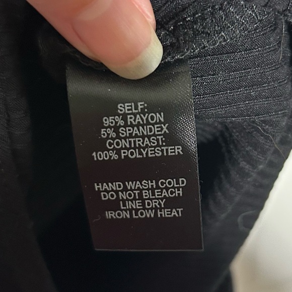 Lulu’s Come Back To You Black Lace Long Sleeve Ribbed Bodysuit Size XS NWT - Picture 7 of 10